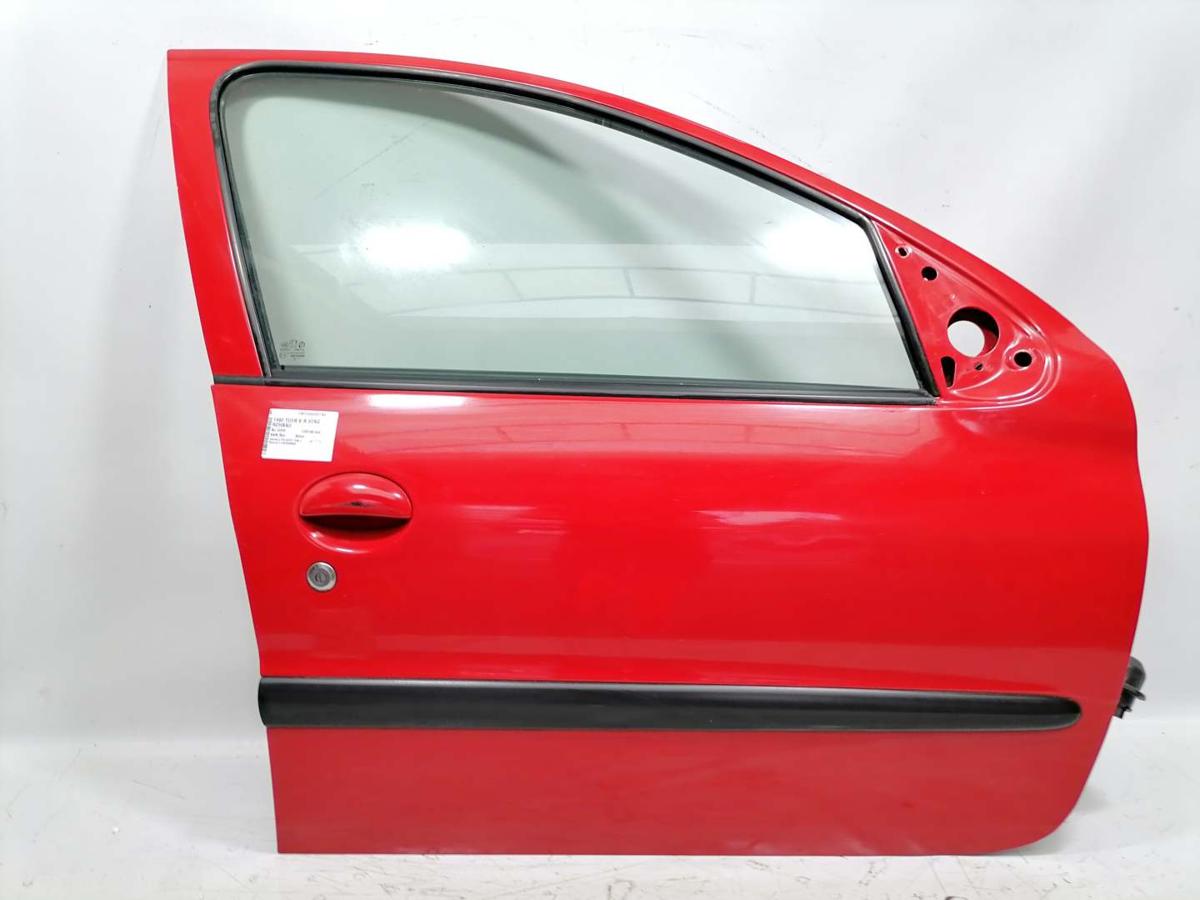 Peugeot 206+ original Tür vorn rechts KKN Rot Aden 5-Türer Bj.2009